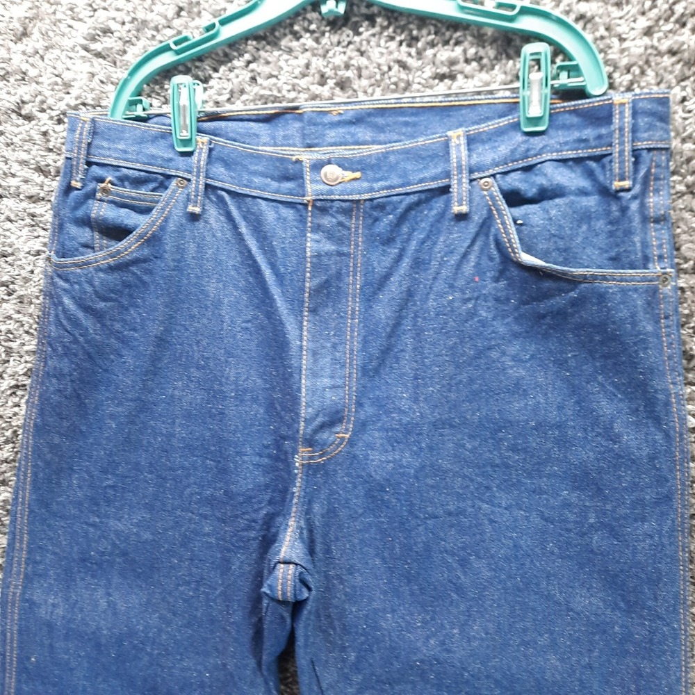 Dickies Jeans Men‎ 40x30 Blue Relaxed Fit Straight Leg Denim Work Pants Outdoor